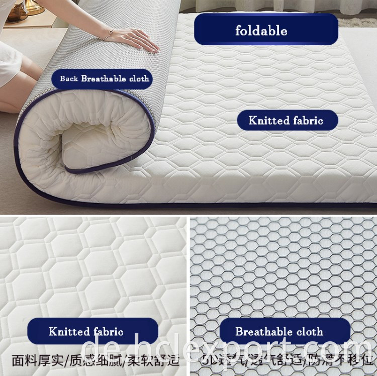 Die beste Fabrik -Aussie -Rolle schläft gut mit vollen Zoll Matratze Colchon Twin Königin König Doppel Gel Memory Foam Matratze Topper